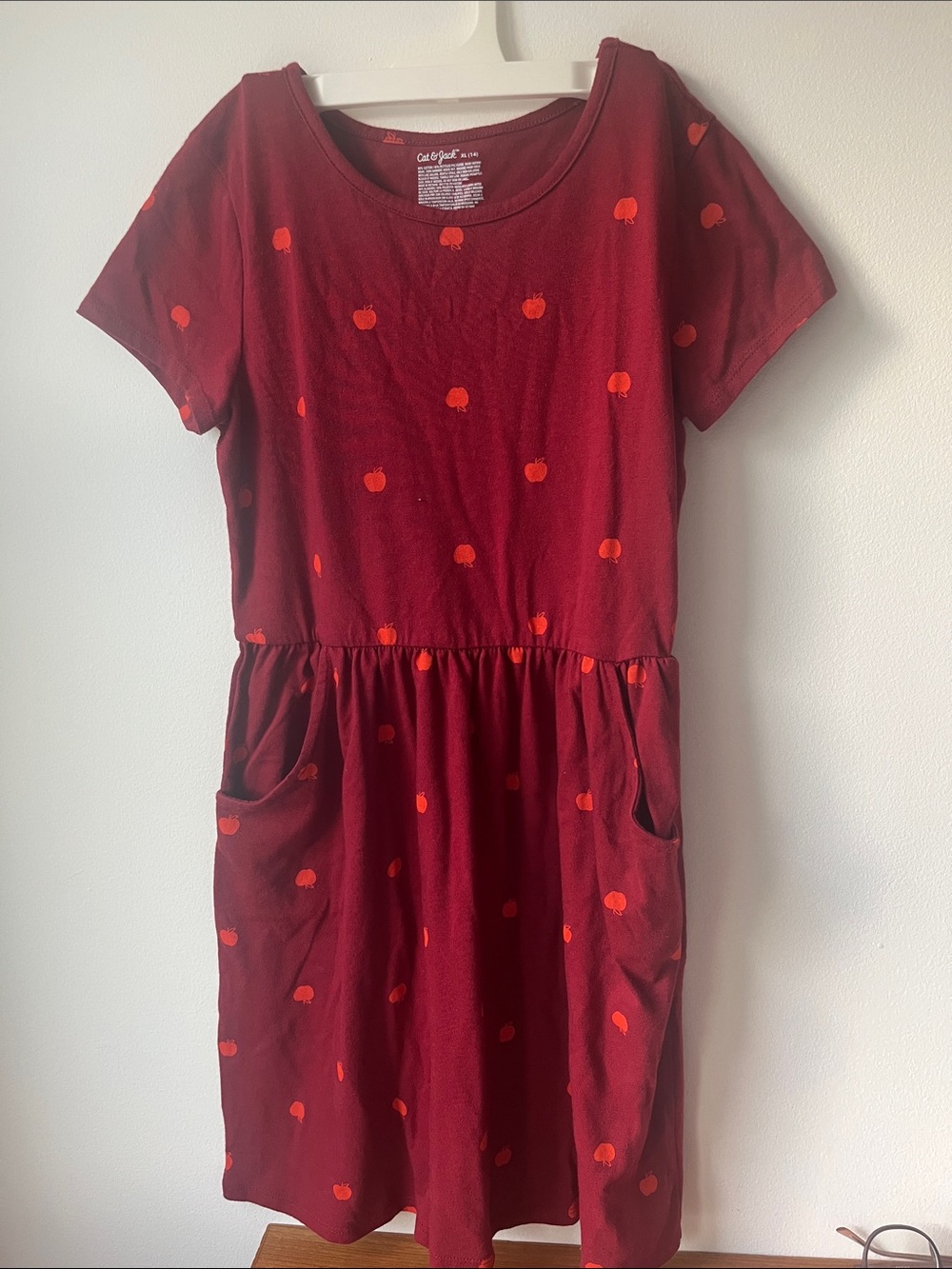 Cat & Jack Apple dress size 14